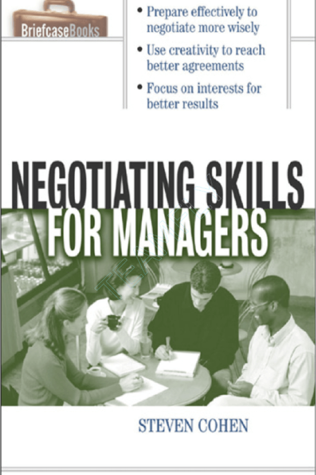 Negotiating Skills for Managers